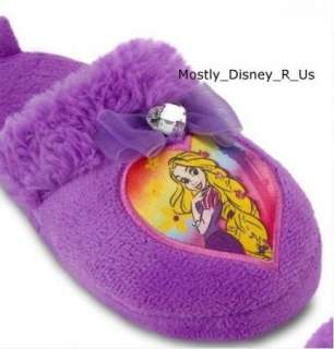 Disney Store Rapunzel Tangled Plush Slippers Shoes NEW  