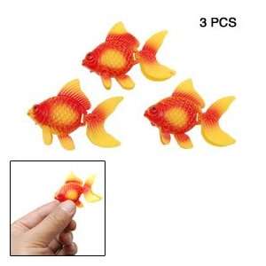    Aquarium Fish Tank Oranment Vividly Goldfish Decor: Pet Supplies