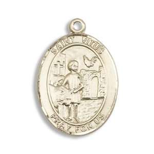  14K Gold St. Vitus Medal Jewelry