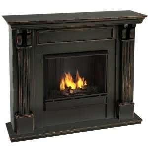   7100 Ashley Gel Fuel Fireplace Finish Black Wash