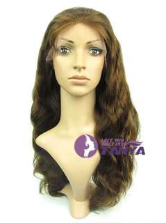   Front Wig 20 #4 Bodywave wig _100% Indian Remy Human Hair wigs  