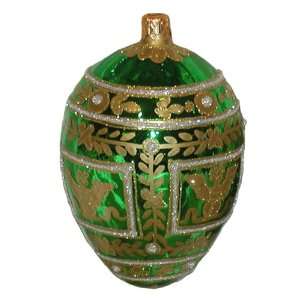  Museum Collection Fabergé Napoleonic Egg Glass Ornament 