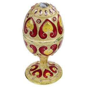   17 century Replica Russian Faberge Style Enameled Egg: Home & Kitchen