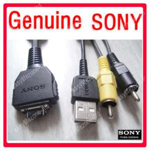 Genuine Sony USB AV Cable DSC W90 DSC W70 DSC W80 W300  