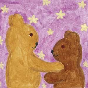  Bear Hug Canvas Reproduction