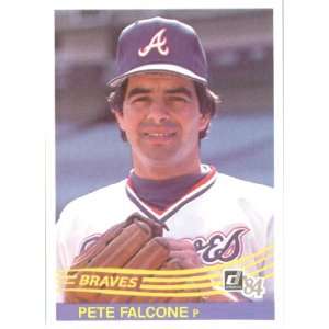  1984 Donruss # 385 Pete Falcone Atlanta Braves Baseball 
