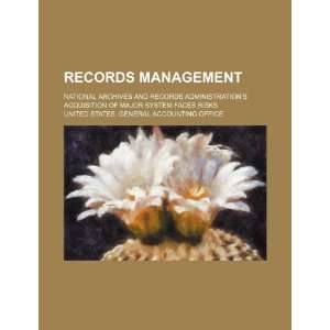  Records management National Archives and Records 