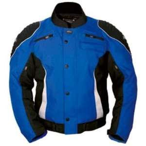  TOUR MASTER / CORTECH FUSION MOTORCYCLE JACKET WOMENS BLUE 