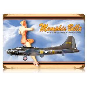  Memphis Belle Vintaged Metal Sign