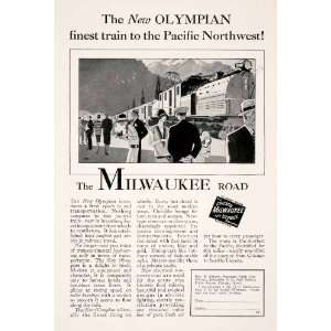  1927 Ad Milwaukee Olympian Chicago St Paul Railway Railroad George 