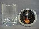flaming guitar image odorless air tight medical glass jar container 