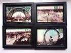 Worlds Fair   Paris 1900   (4) Framed postcard images