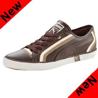 NEW PUMA VOLLEY BROWN SHOES CASUAL MENS TRAINERS SIZE  