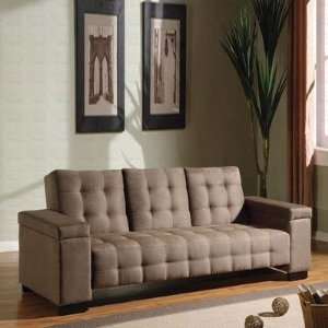  San Diego Microfiber Convertible Sofa Furniture & Decor