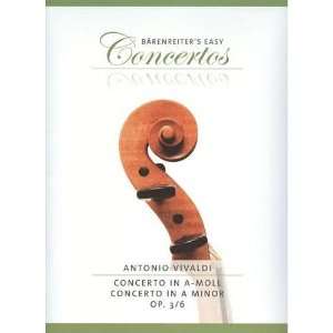  Vivaldi, Antonio Concerto in A minor, Opus 3/6. For Violin 