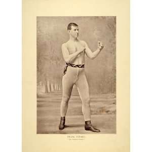  Frank Herald Heavyweight Boxer Fight 1886 Boxing John L. Sullivan 
