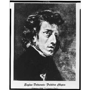 Eugene Delacroix: Frederic Chopin,Frederic,Louvre Paris:  