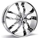 22 INCH SIK 002 CHROME RIMS AND TIRES OLDSMOBILE CUTLASS FWD 98 08
