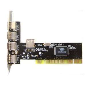  NEW 5 PORT VIA Chipset USB 2.0 High Speed 480MB/S PCI Card 