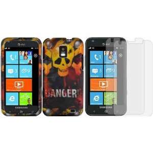  Danger Hard Case Cover+LCD Screen Protector for Samsung 