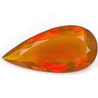 ViPSCOLLECTION 6.35ct HIGH QUALITY NATURAL REDDISH ORANGE FIRE OPAL 