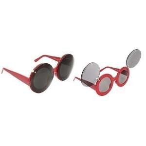  Oh Mickey Lady Gaga Flip Up Mouse Sunglasses (RED 
