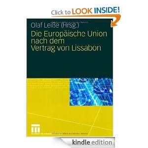 Die Europäische Union nach dem Vertrag von Lissabon (German Edition 