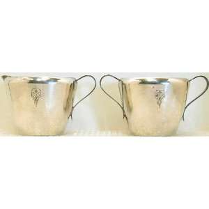   and G Rogers antique silverplate sugar / creamer.