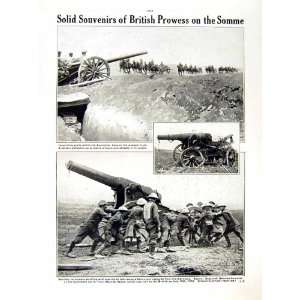   1916 WORLD WAR SCOTTISH SOLDIERS SOMME ANZACS HOWITZER