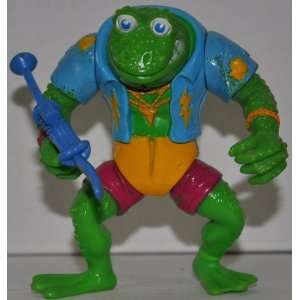 Vintage Genghis Frog with Blue Gun (1989) Action Figure   Playmates 