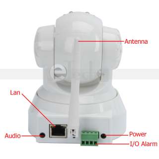 WIFI Wireless 11IR Night Vision Security CCTV IP Camera 2/O Alarm CMOS 