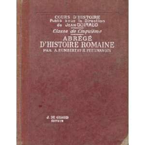  histoire romaine, 5e Petitmangin H. Humbert A.   Books