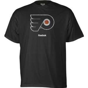  Philadelphia Flyers Reebok Faded Primary Logo Short Sleeve 