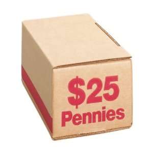  PM Company Securit Penny Corrugated Coin Boxes Printed 8.5 