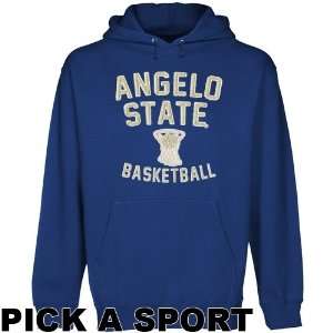  Angelo State Rams Legacy Pullover Hoodie   Royal Blue 