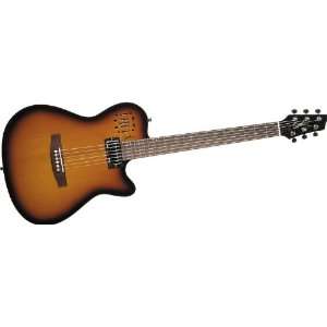  Godin A6 Ultra Hg Semi Acoustic Electric Guitar Cognac 