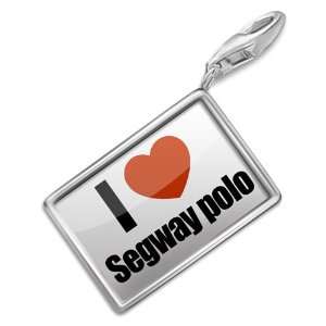  FotoCharms I Love Segway polo   Charm with Lobster Clasp 