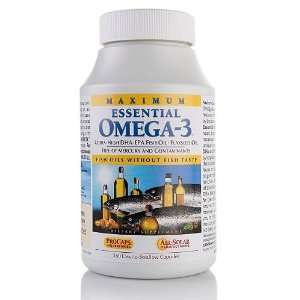   Maximum Essential Omega 3 Mint   360 Capsules: Health & Personal Care