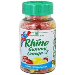  Nutrition Now Childrens Supplements Rhino Gummy Omega 3 