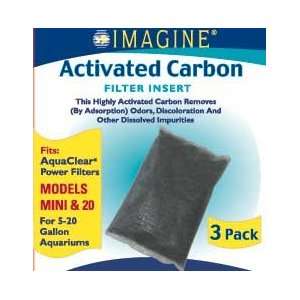   Gold Aquaclear 20 Aquacleartive Carbon 3 Pack Mini: Pet Supplies