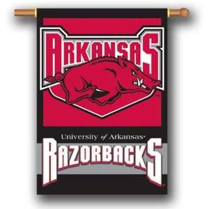  University of Arkansas Razorback Double Sided House Banner 