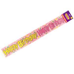  Expression Factory Banner   Happy Birthday Pink Cakes 