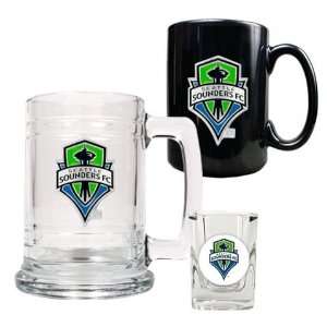 Seattle Sounders FC Mugs & Shot Glass Gift Set