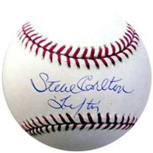   Carlton Autographed Baseball with Lefty Inscription