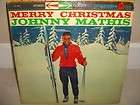 Johnny Mathis   Merry Christmas   Rare 1958 LP in Fair 