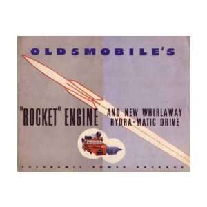  1951 OLDSMOBILE Engine Sales Brochure Literature Book 
