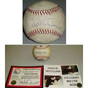  Ozzie Guillen Chicago White Sox Autographed 2005 White Sox 