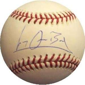  Lyle Overbay autographed Baseball