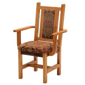  Cottage Barnwood Upholstered Arm Chair