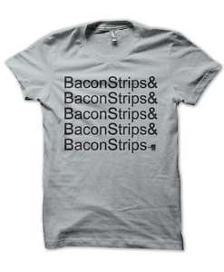 EPIC MEALTIME American Apparel BACON STRIPS Shirt COOL  
